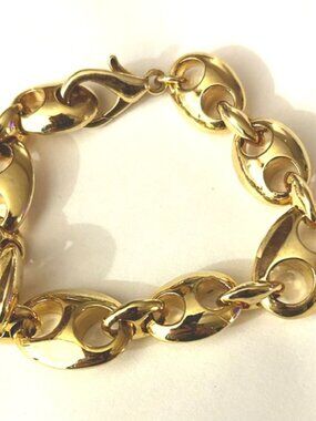 24K Gold Plate Chain Bracelet